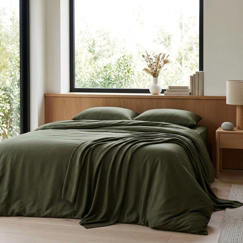 Pet Hair Repellent Bamboo Bedding Set
