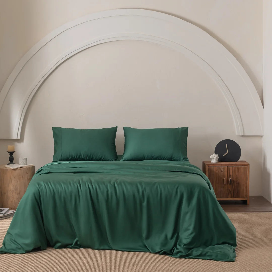 Bamboo Quilt Cover Set - Evergreen