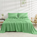 Bamboo Blend Bedsheet Set - Ultra Soft Microfiber Bedding Set (Avocado)