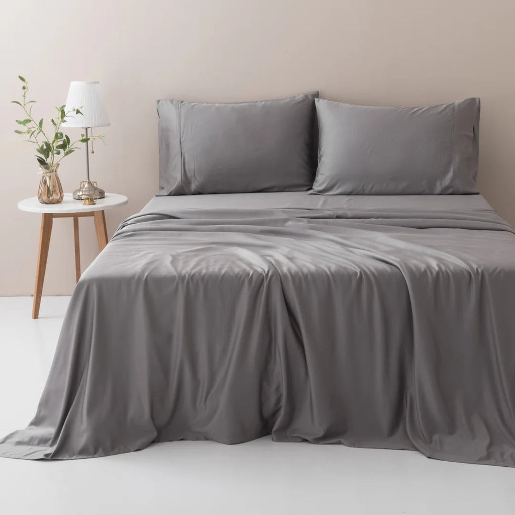 Bamboo Sheet Set - Stone Grey