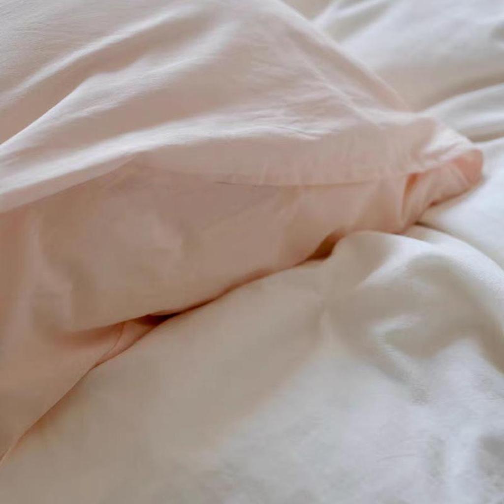 Pastel Color Duvet Cover - Soft Pink