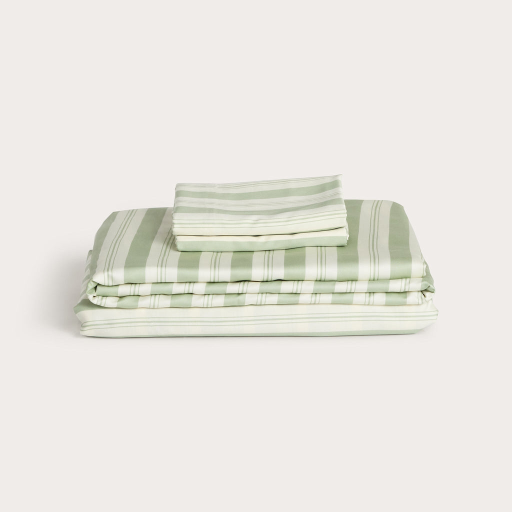 Stripe Bamboo Bedding Set