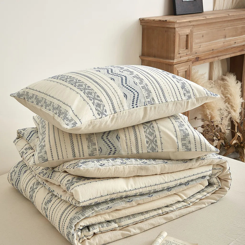Boho Aztec Stripe Duvet Cover
