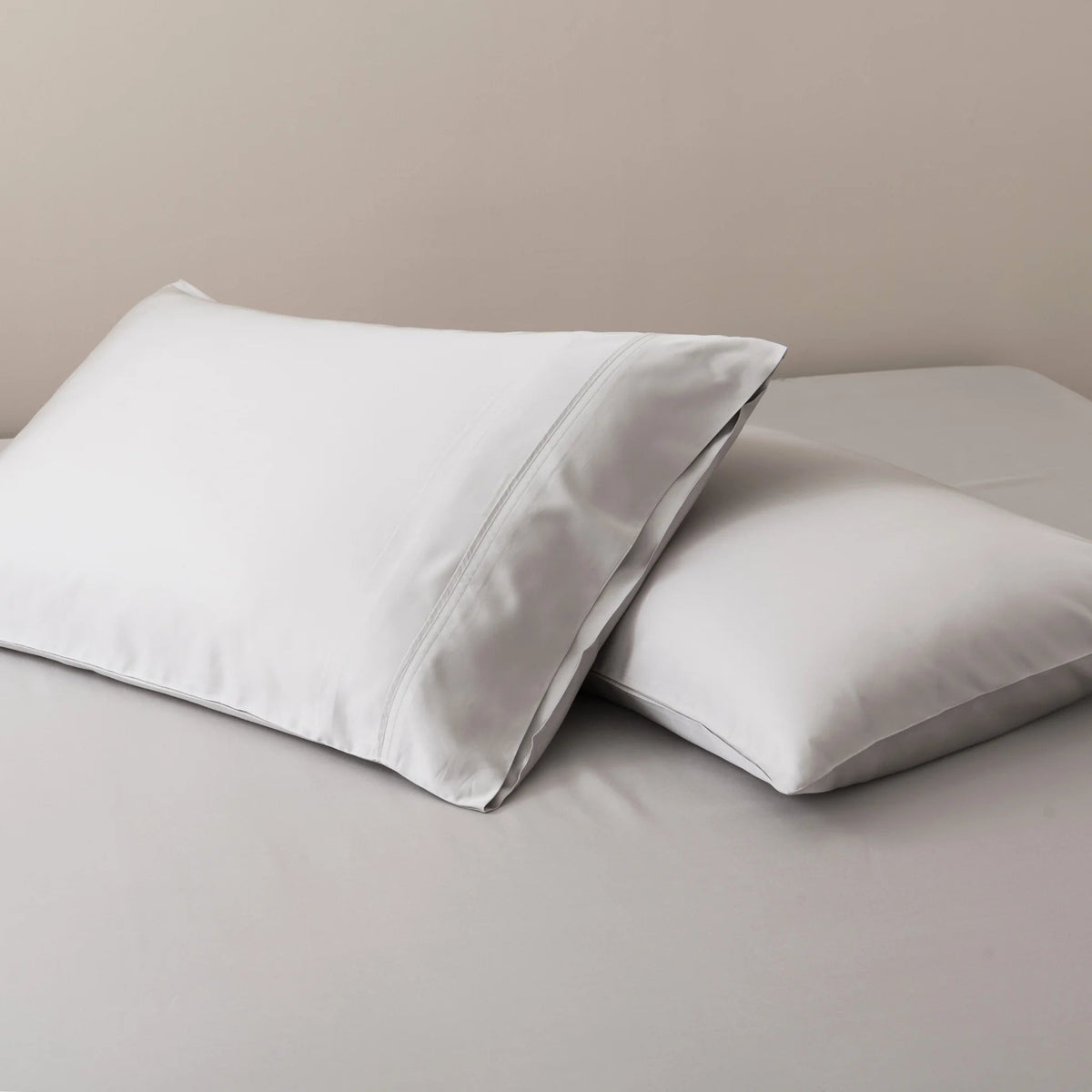 Bamboo Pillowcase Set - Silver