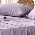 Lavender Bamboo Bed Sheets Set
