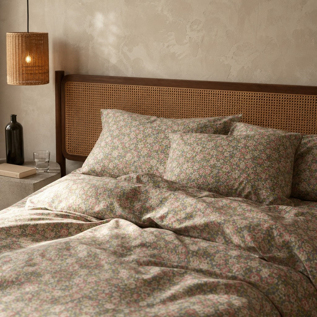 Roselle Bloomelle Vintage Floral Cotton Bedding Set G67