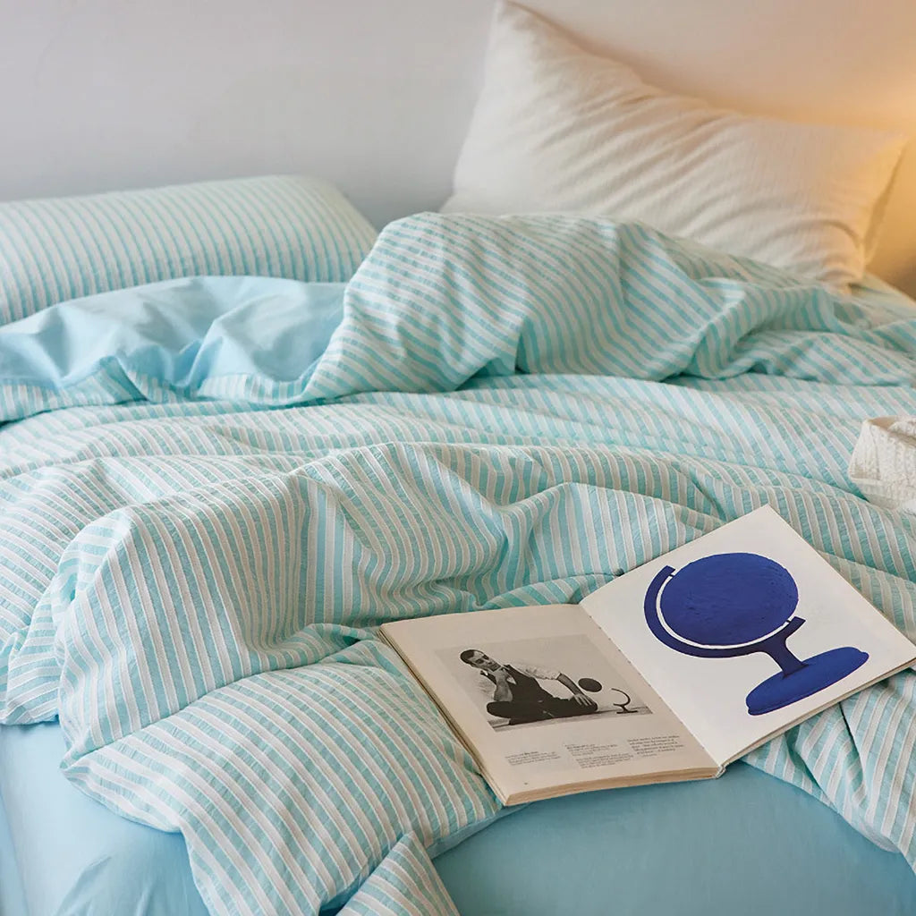 Refresh Jacquard Striped Duvet Cover