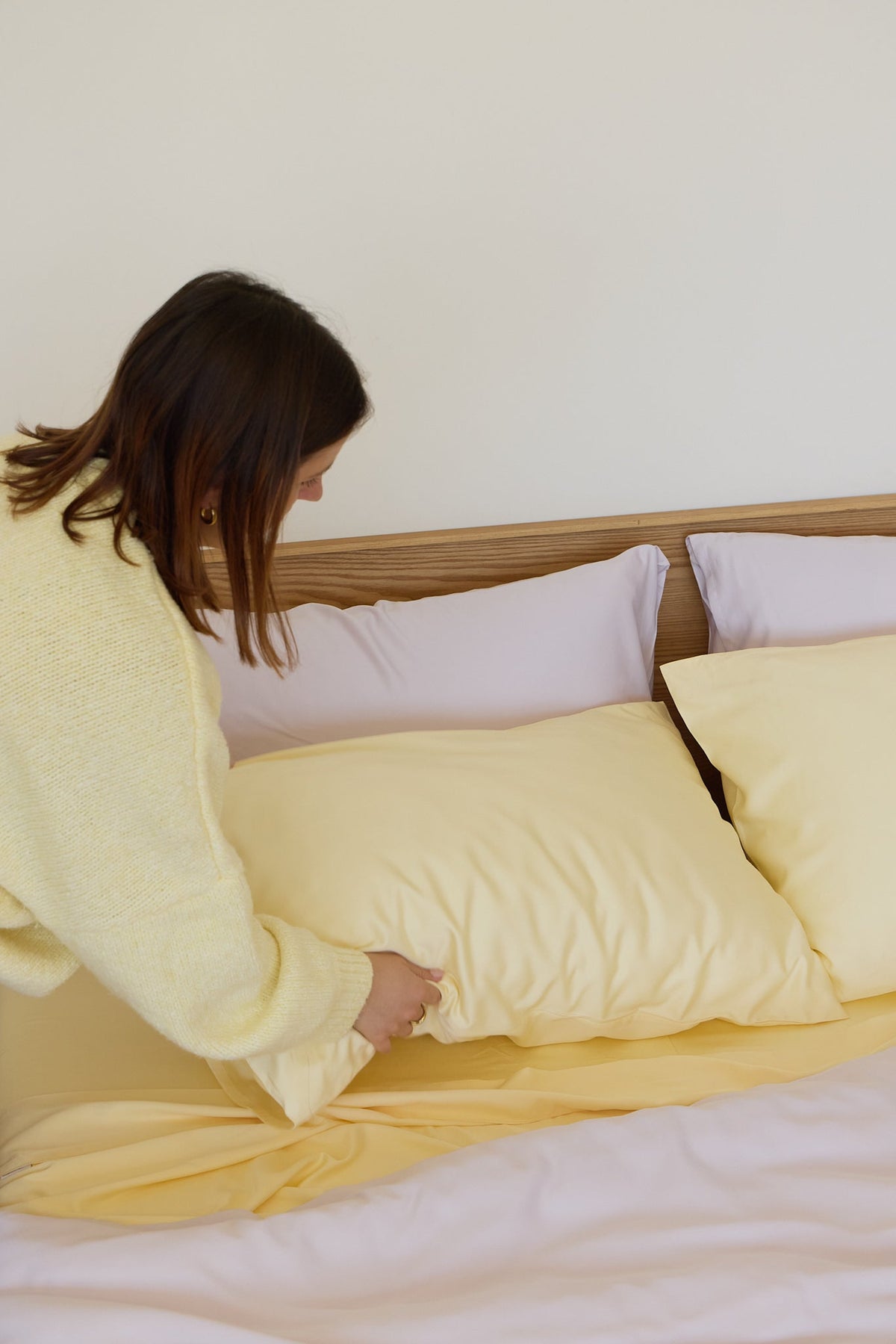 Butter Bamboo Fitted Sheet