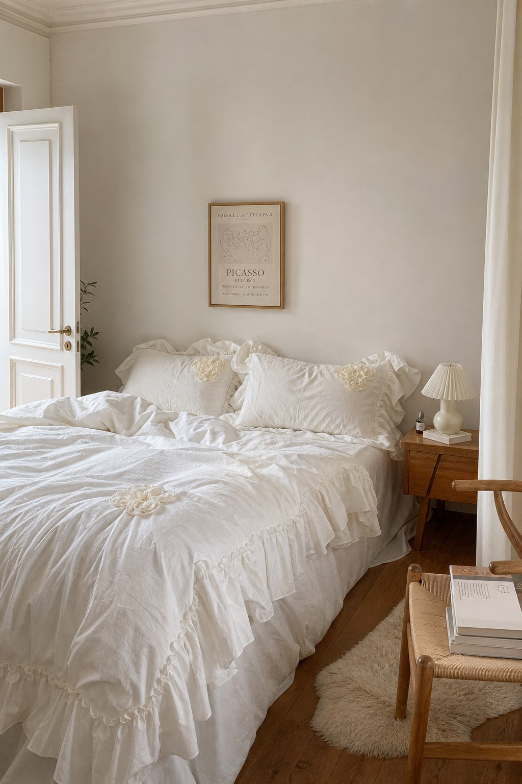 Soft Girl Romantic Floral Bedding