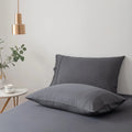 Bamboo Pillowcase Set - Charcoal