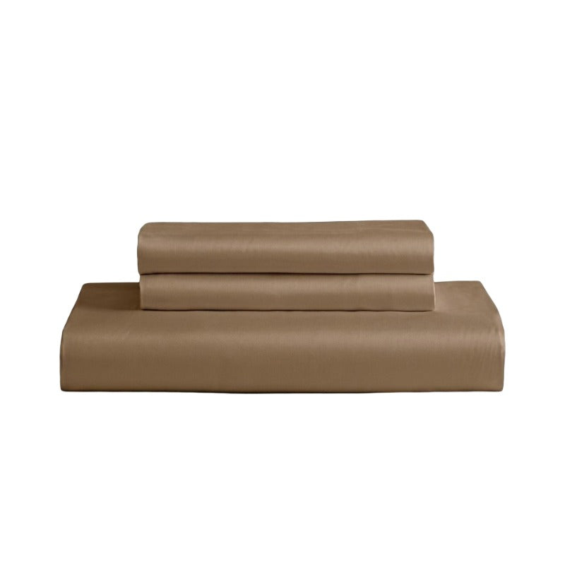 Qelune Bamboo Sheet Set – Cooling Organic Bamboo Bedding in Elegant Walnut