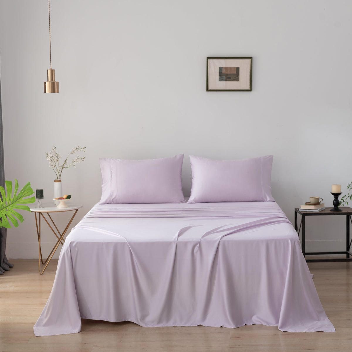 100% Bamboo Sheet Sets - Lilac Mist