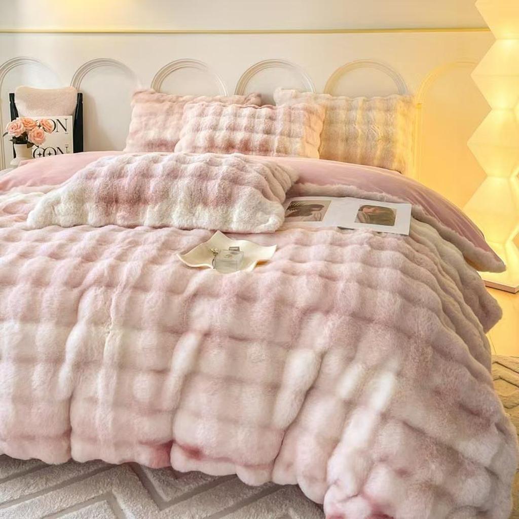 Fluffy Faux Fur Duvet Cover