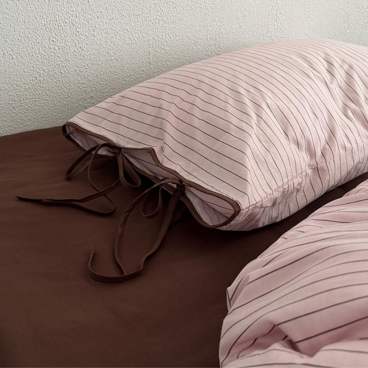 Vintora Cozy Vintage Stripe Cotton Bedding 4 Piece Set G80