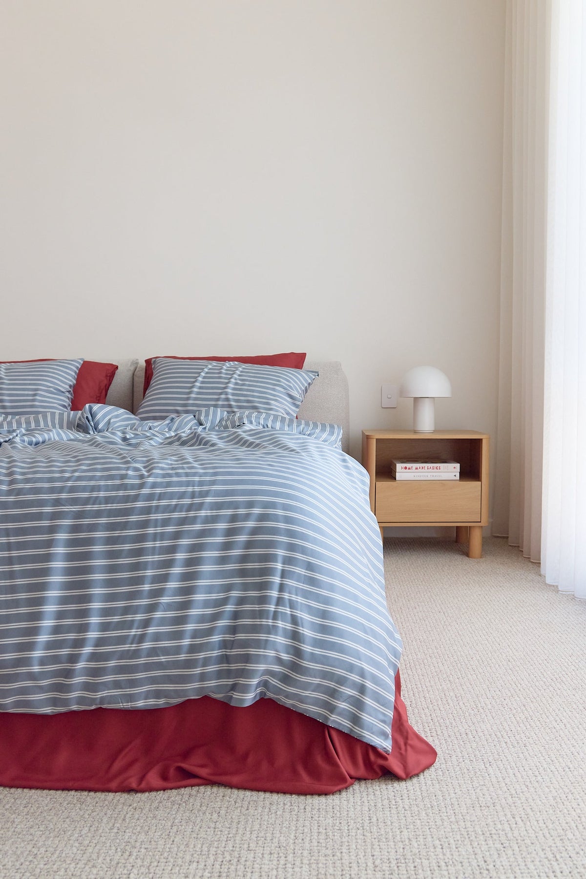 Bay Stripe Bamboo Quilt Cover