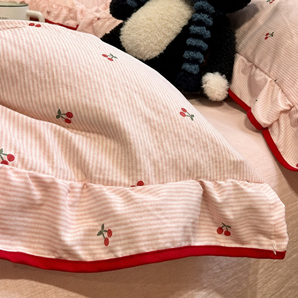 Roselle Cherry Pattern Bedding Set G89