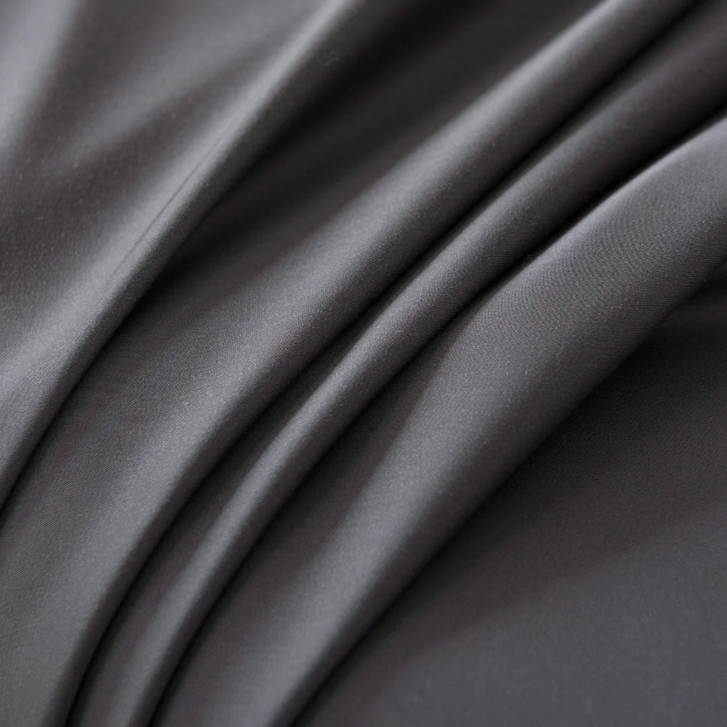 Bamboo Pillowcase Set - Charcoal