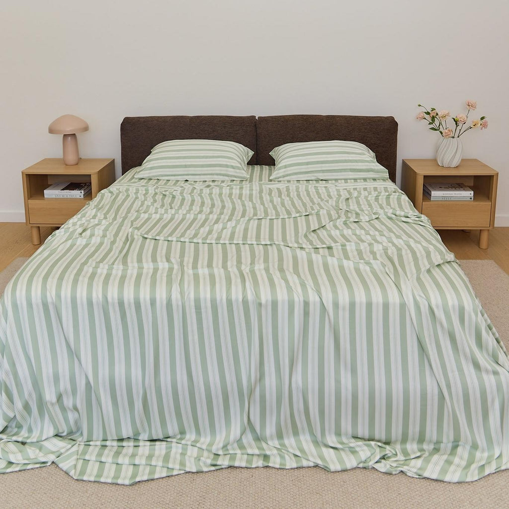 Stripe Bamboo Bedding Set