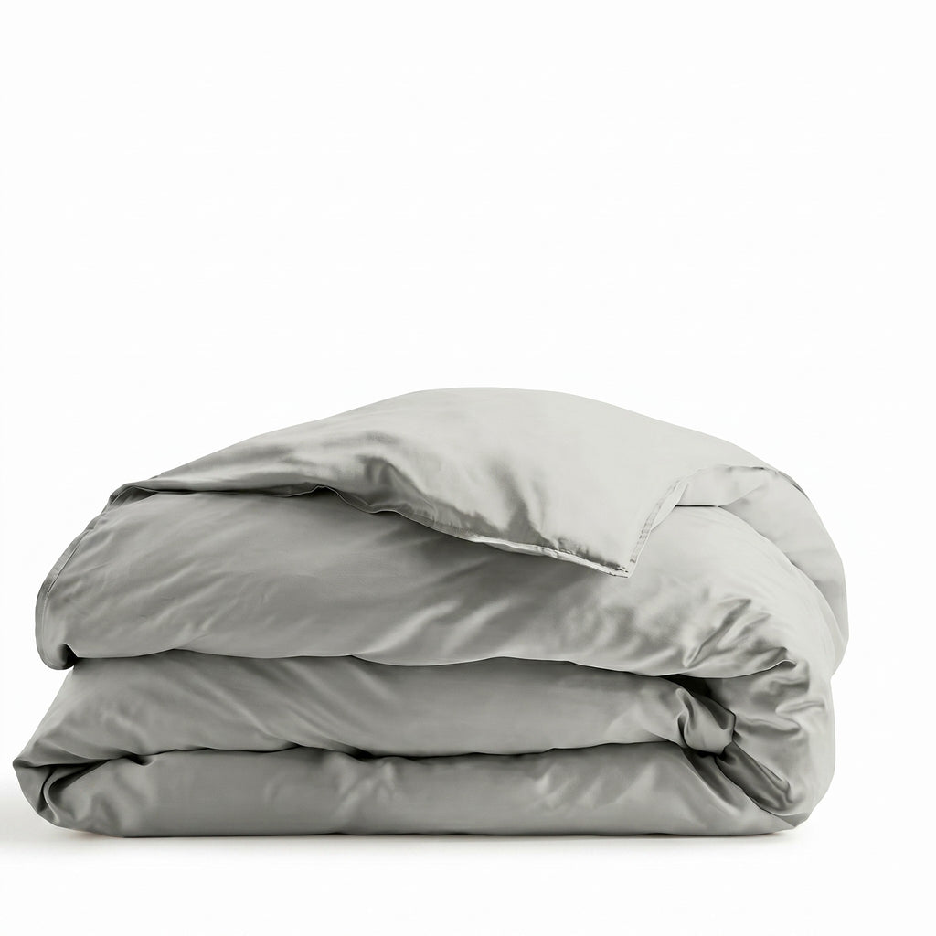 Qelune Bamboo Duvet Cover Set – Cooling Organic Bamboo Bedding in Eucalyptus