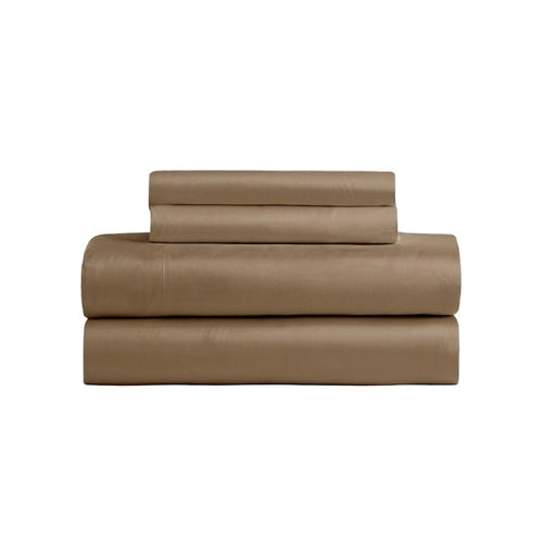 Qelune Bamboo Sheet Set – Cooling Organic Bamboo Bedding in Elegant Walnut