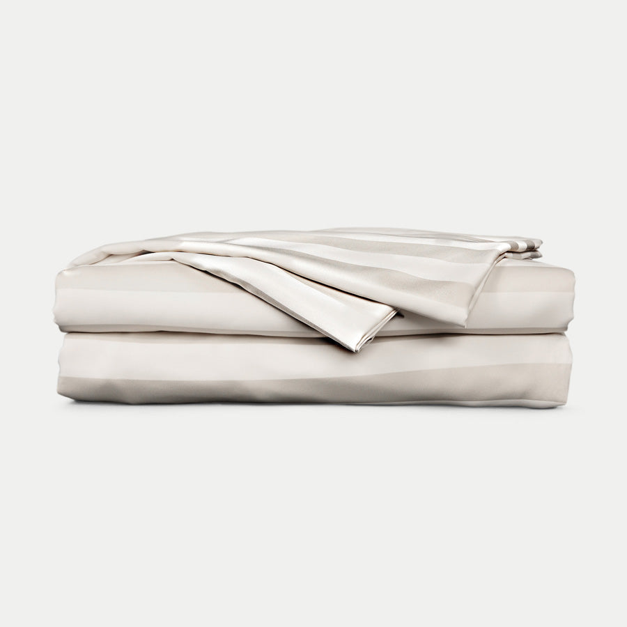 Striped Pattern Bamboo Bedding Set