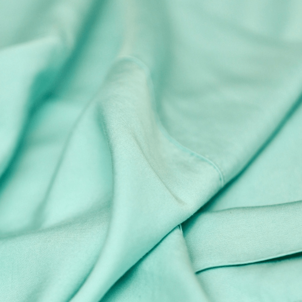 100% Bamboo Ocean Green Super Soft Duvet Cover
