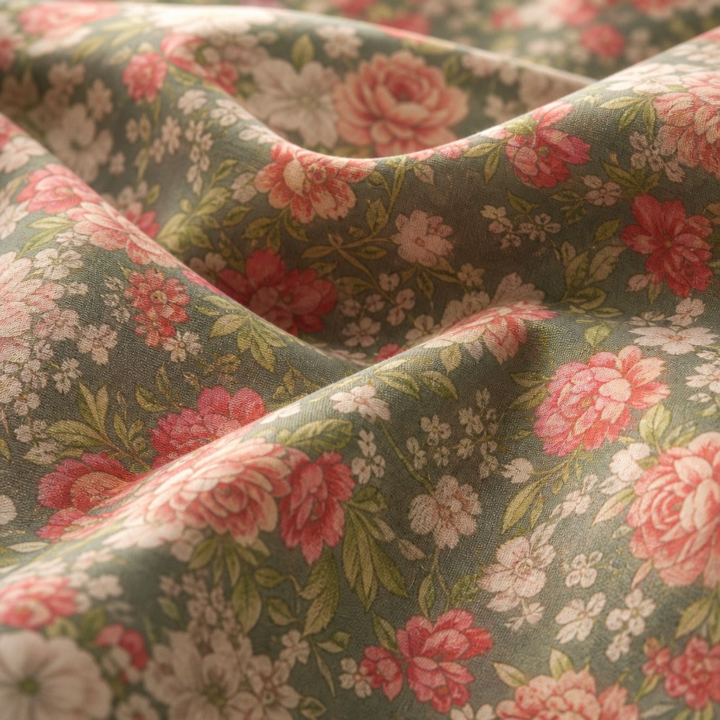 Roselle Bloomelle Vintage Floral Cotton Bedding Set G67