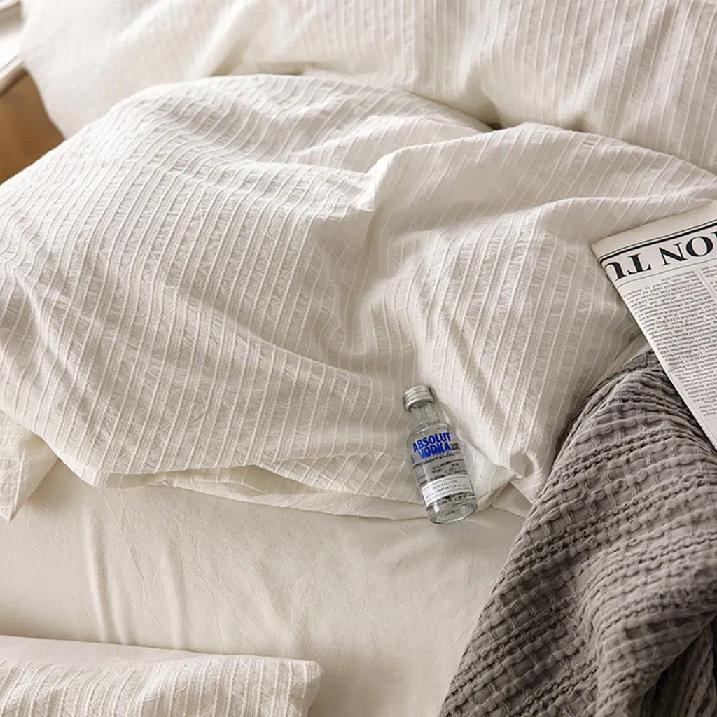 Refresh Jacquard Striped Duvet Cover