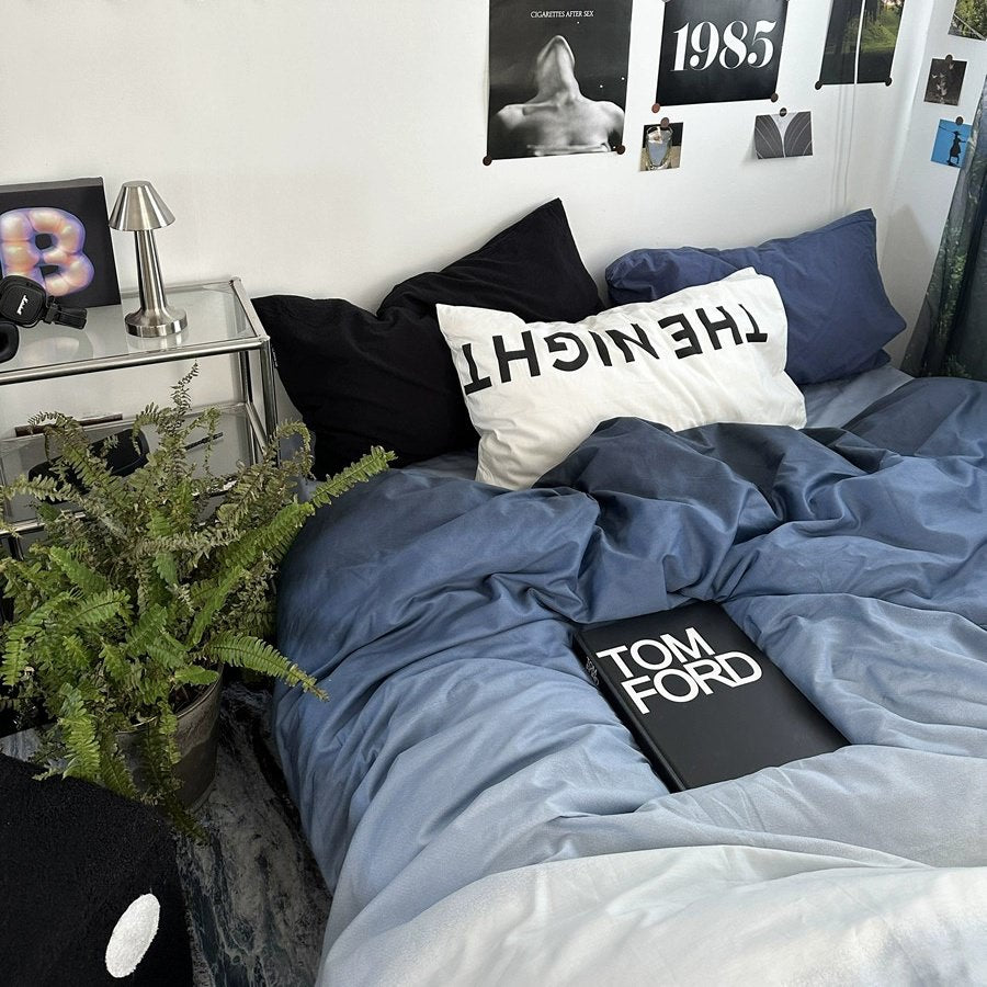 Blue Gradients Bedding Set