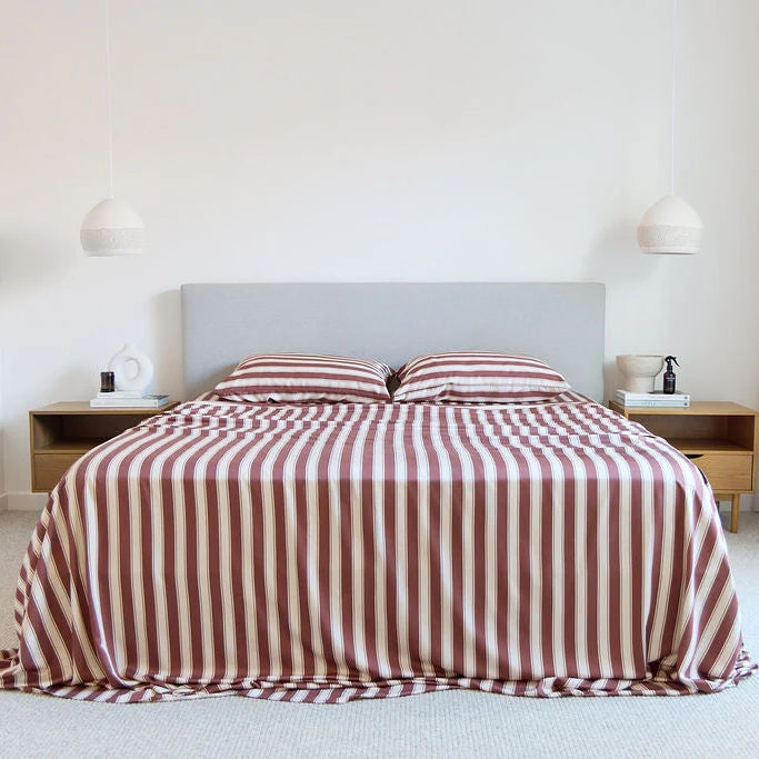 Stripe Bamboo Bedding Set