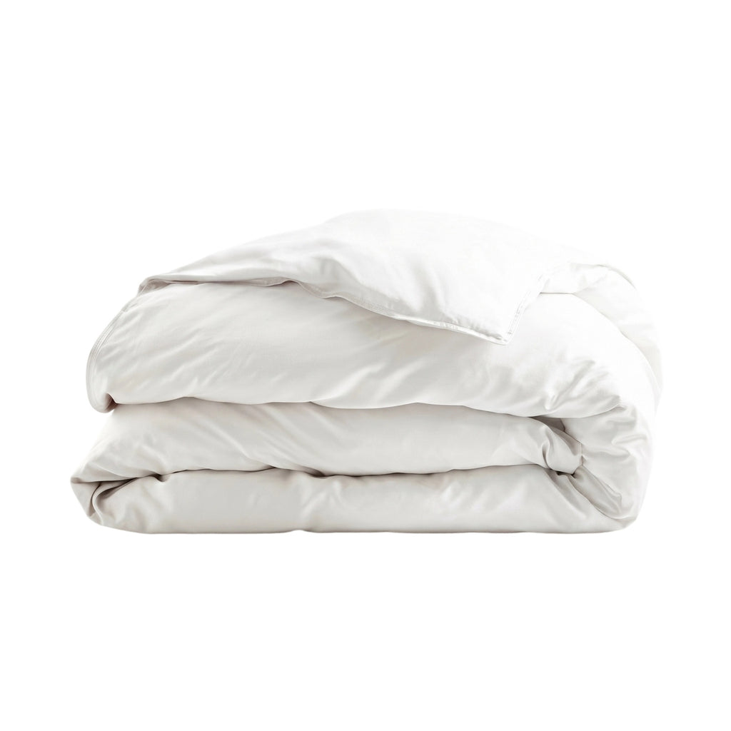 Qelune Bamboo Duvet Cover Set – Cooling Organic Bamboo Bedding in Soft White