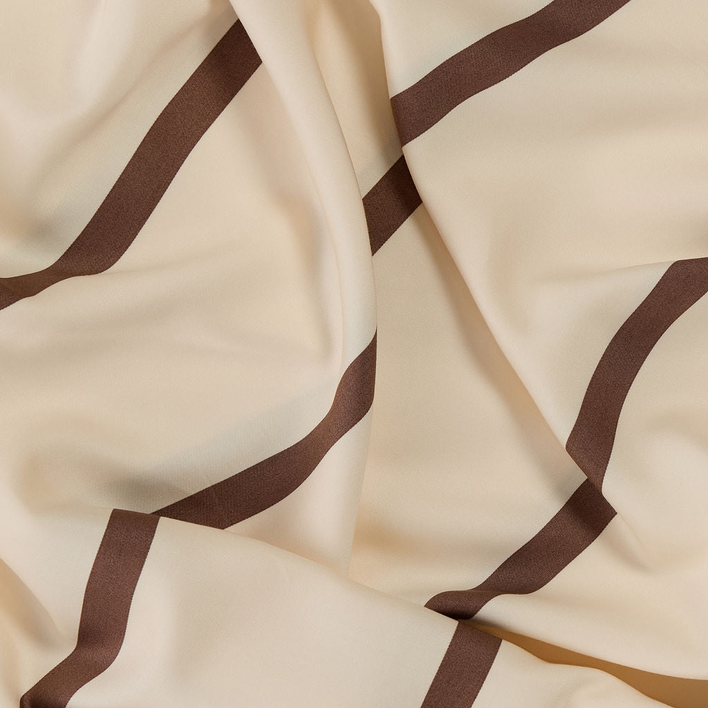Chocolate Stripe Bamboo Sheet Set