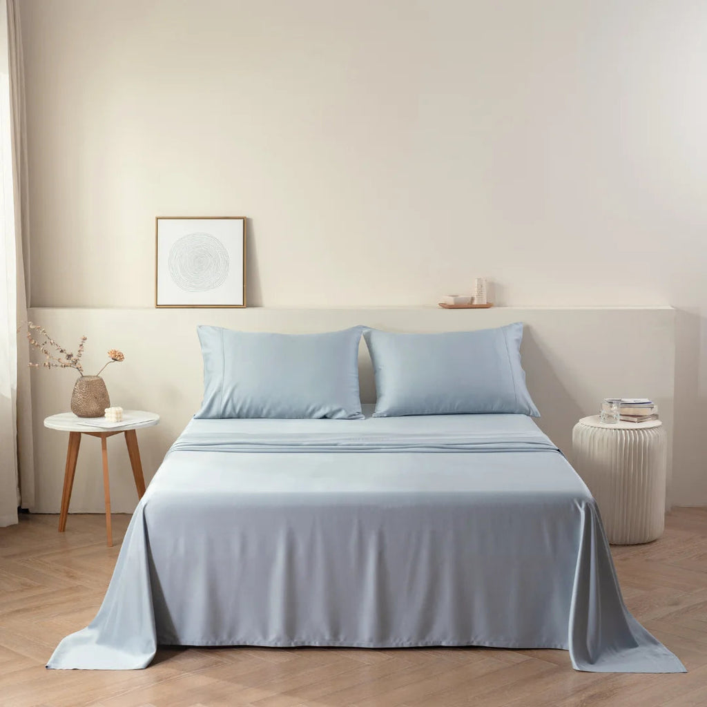Bamboo Sheet Set - Pale Blue