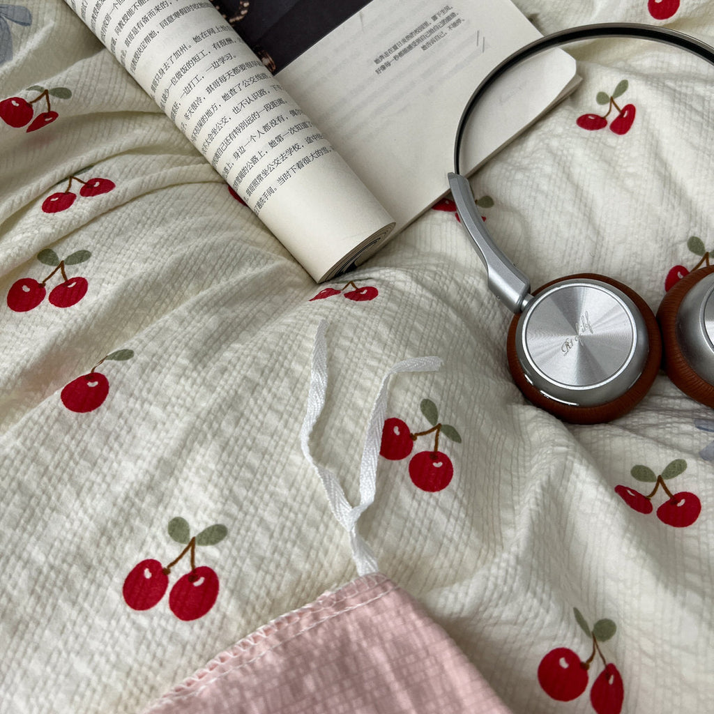 Juicy Cherry Aesthetic Bedding Set