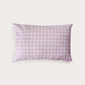 Lilac Gingham Bamboo Pillowslip