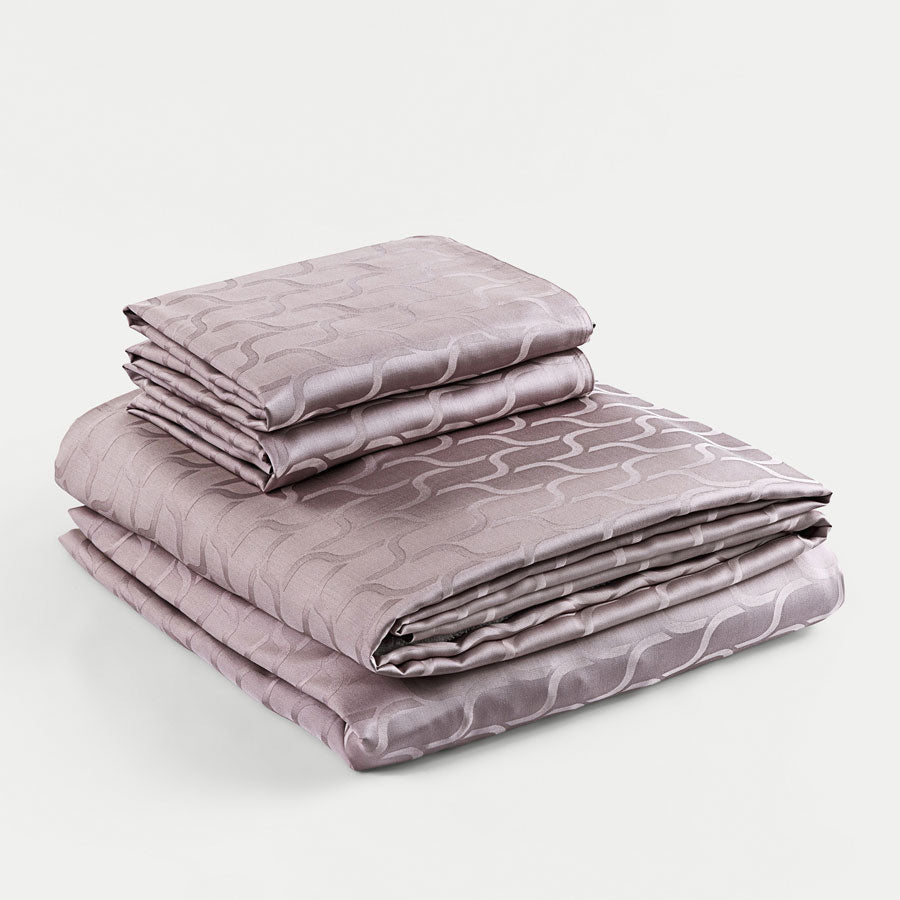 Geometric Patterns Bamboo Bedding Set