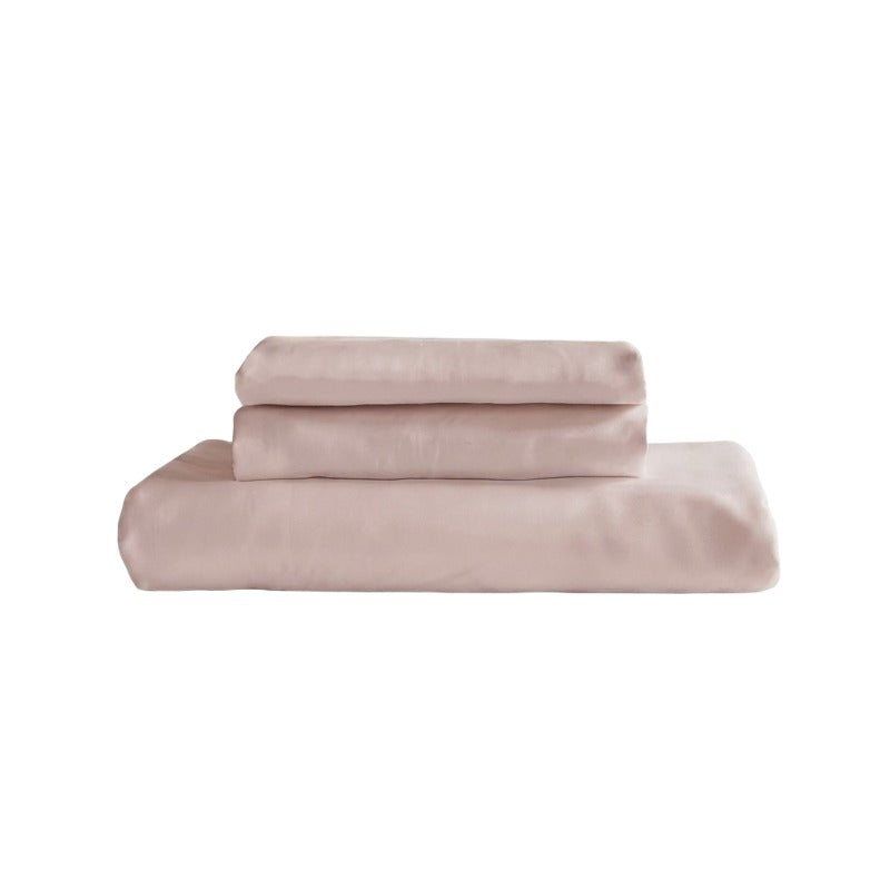 Qelune Bamboo Sheet Set 鈥?Cooling Organic Bamboo Bedding in Soft Blush