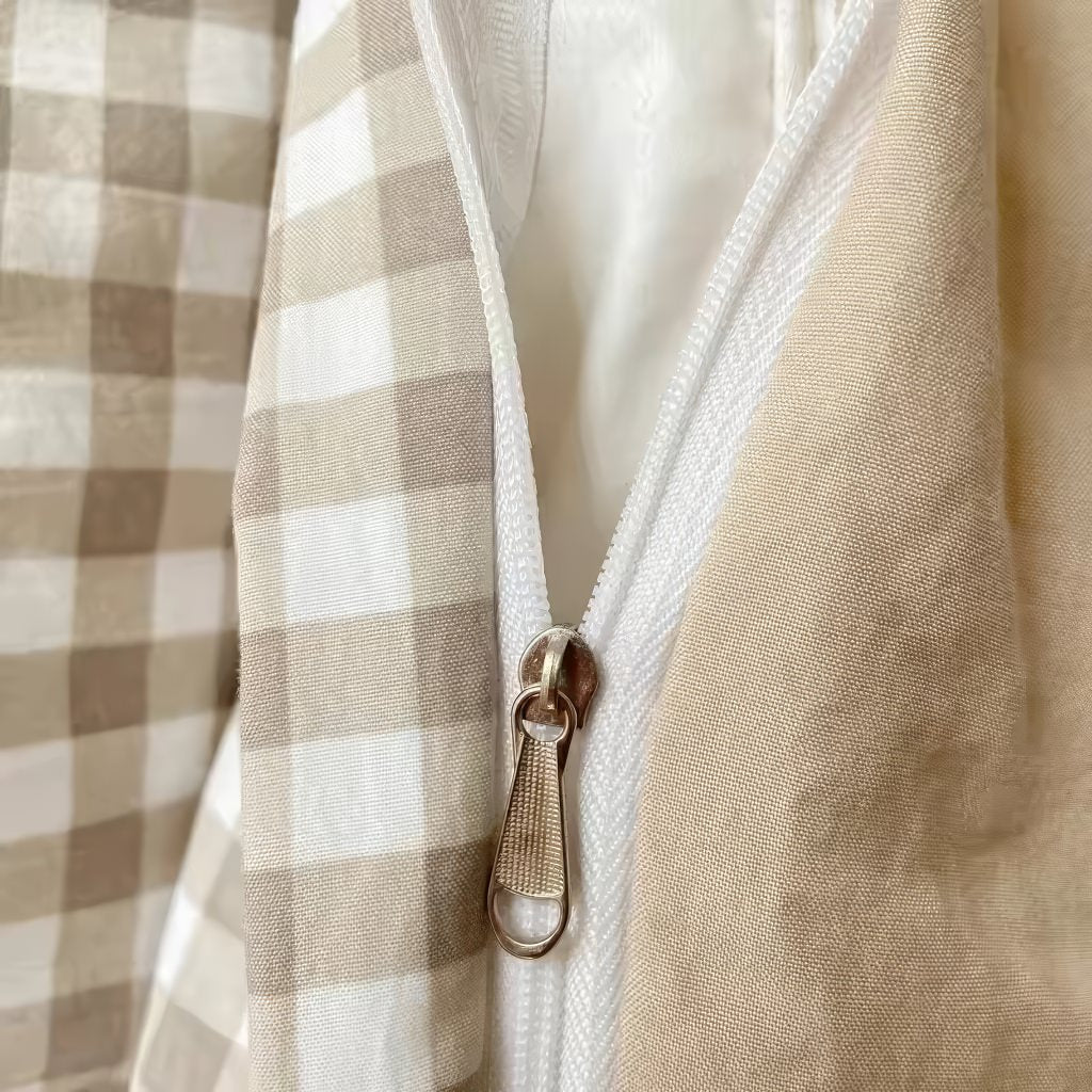 Pastel Gingham Bedding Set