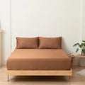 Bamboo Fitted Sheet Set - Terracotta