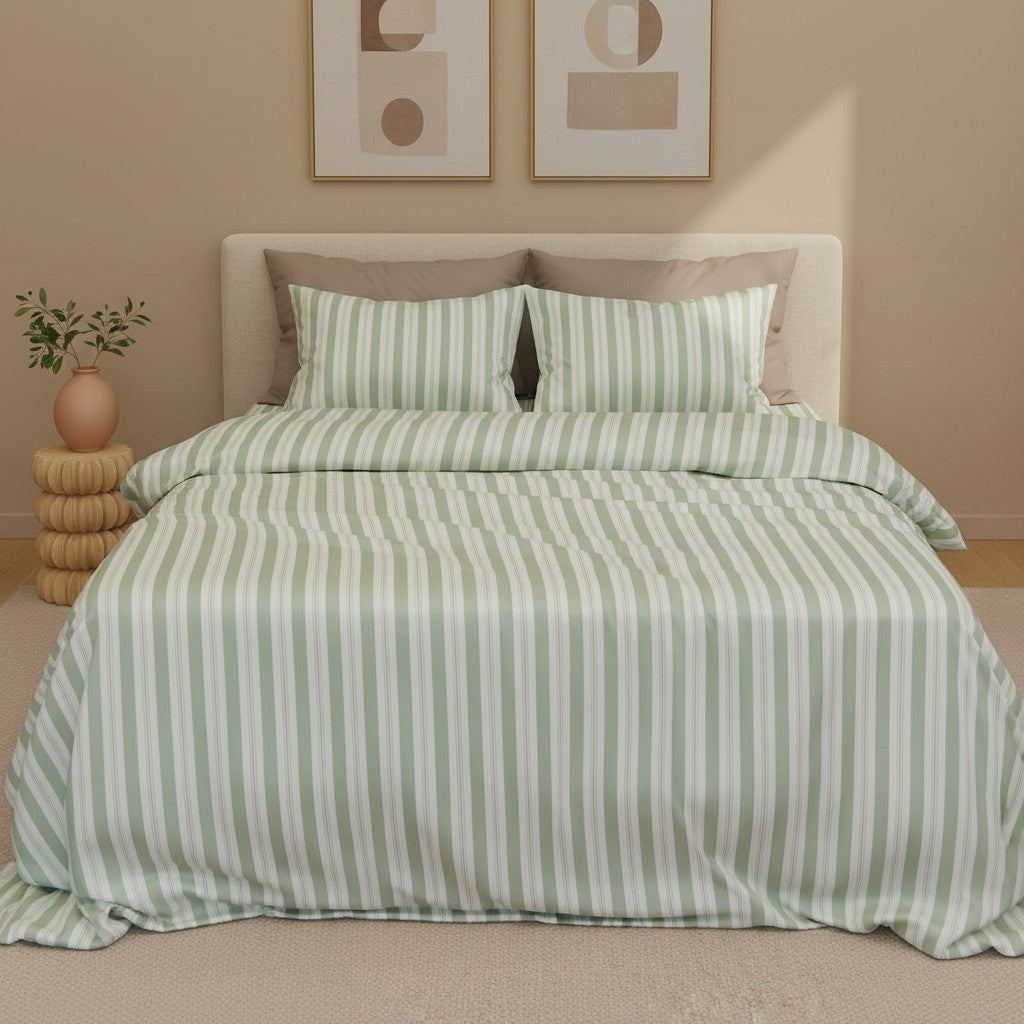 Stripe Bamboo Bedding Set