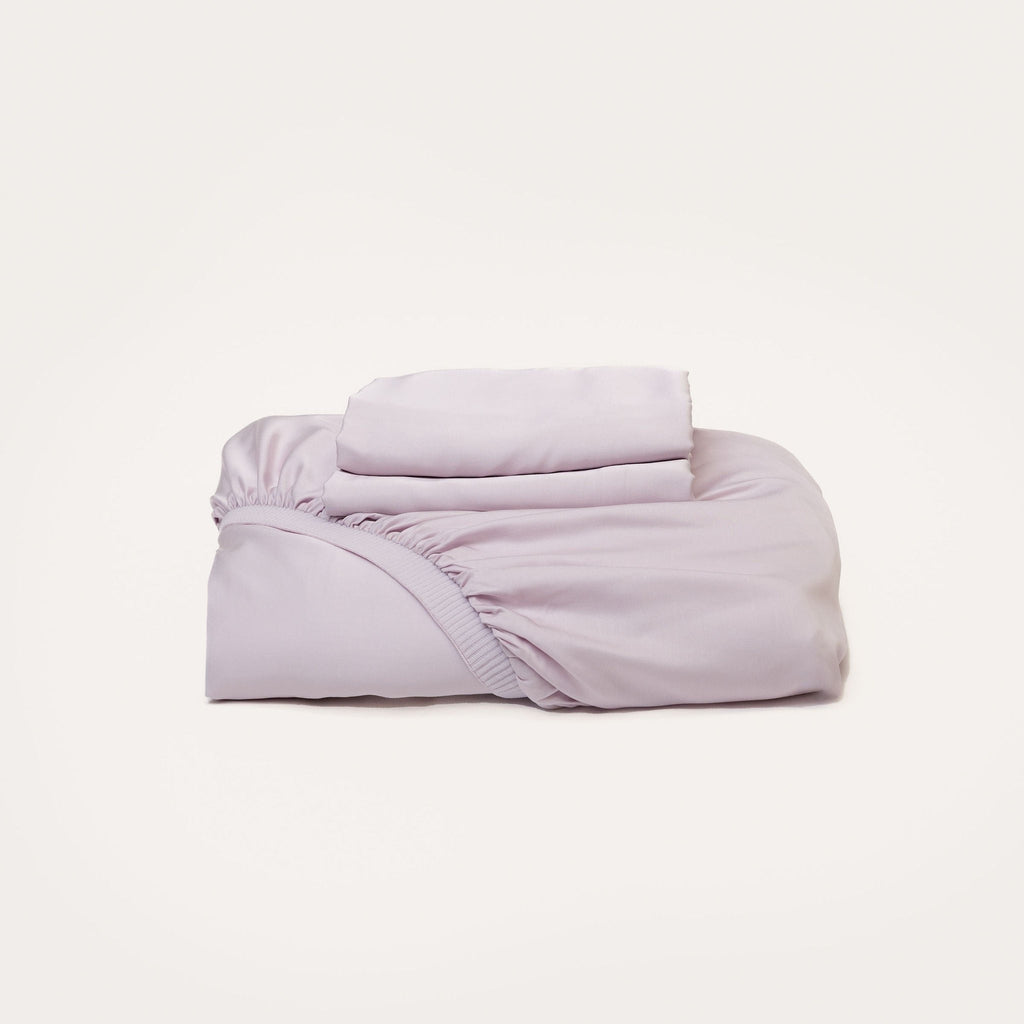 Lilac Bamboo Fitted Sheet