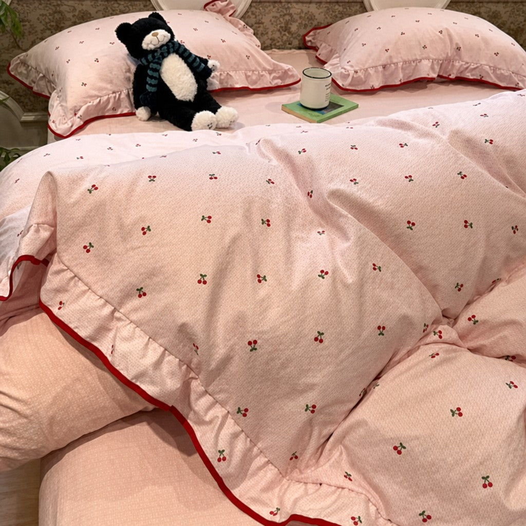 Roselle Cherry Pattern Bedding Set G89