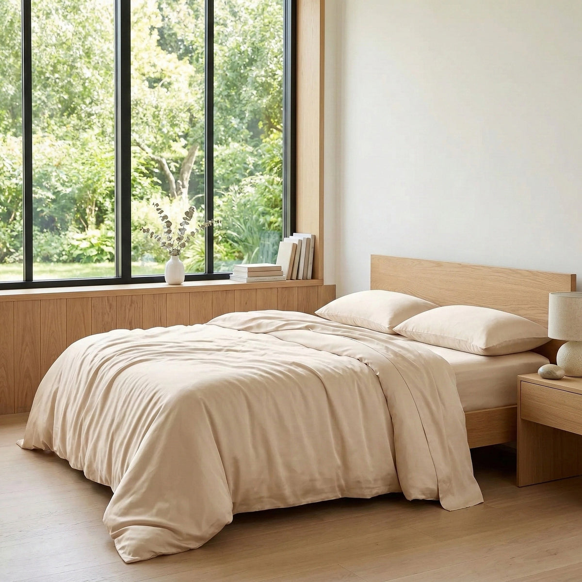 Pet Hair Repellent Bamboo Bedding Set