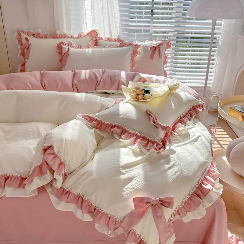 Kawaii Princess Korean Bedding Set