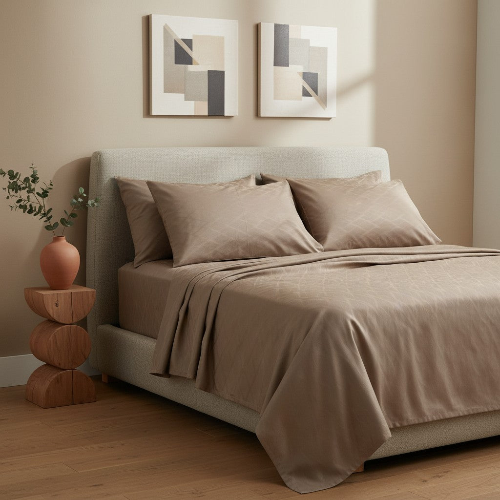 Geometric Patterns Bamboo Bedding Set