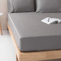 Bamboo Fitted Sheet - Stone Grey