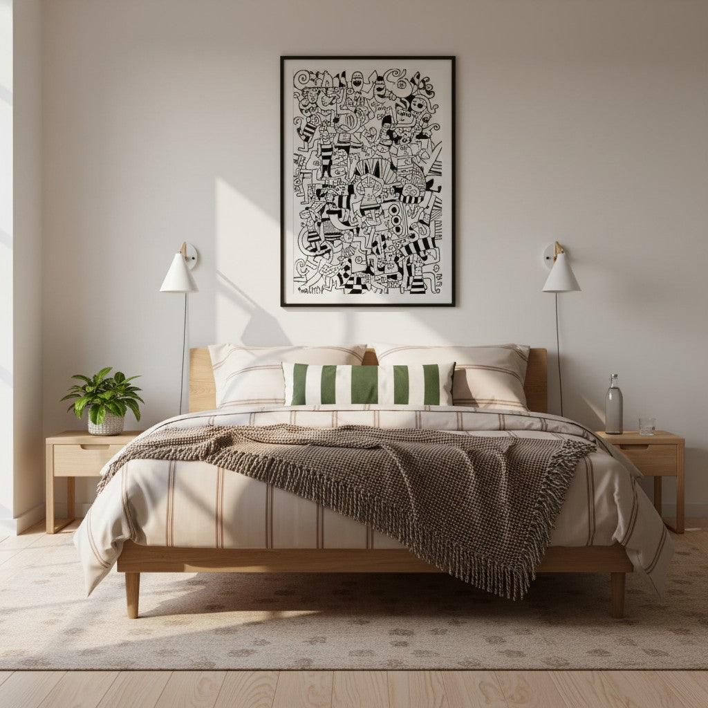 Classic Stripe Bamboo Bedding Set