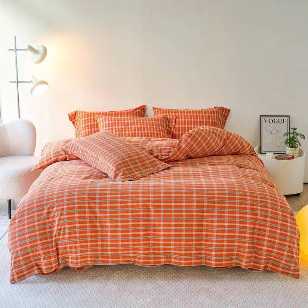 Gingham Bedding Set - Mint Green