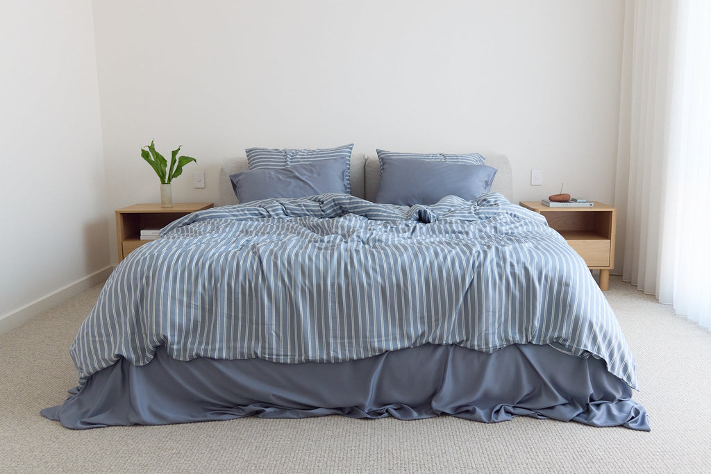 Bay Stripe Bamboo Quilt Cover