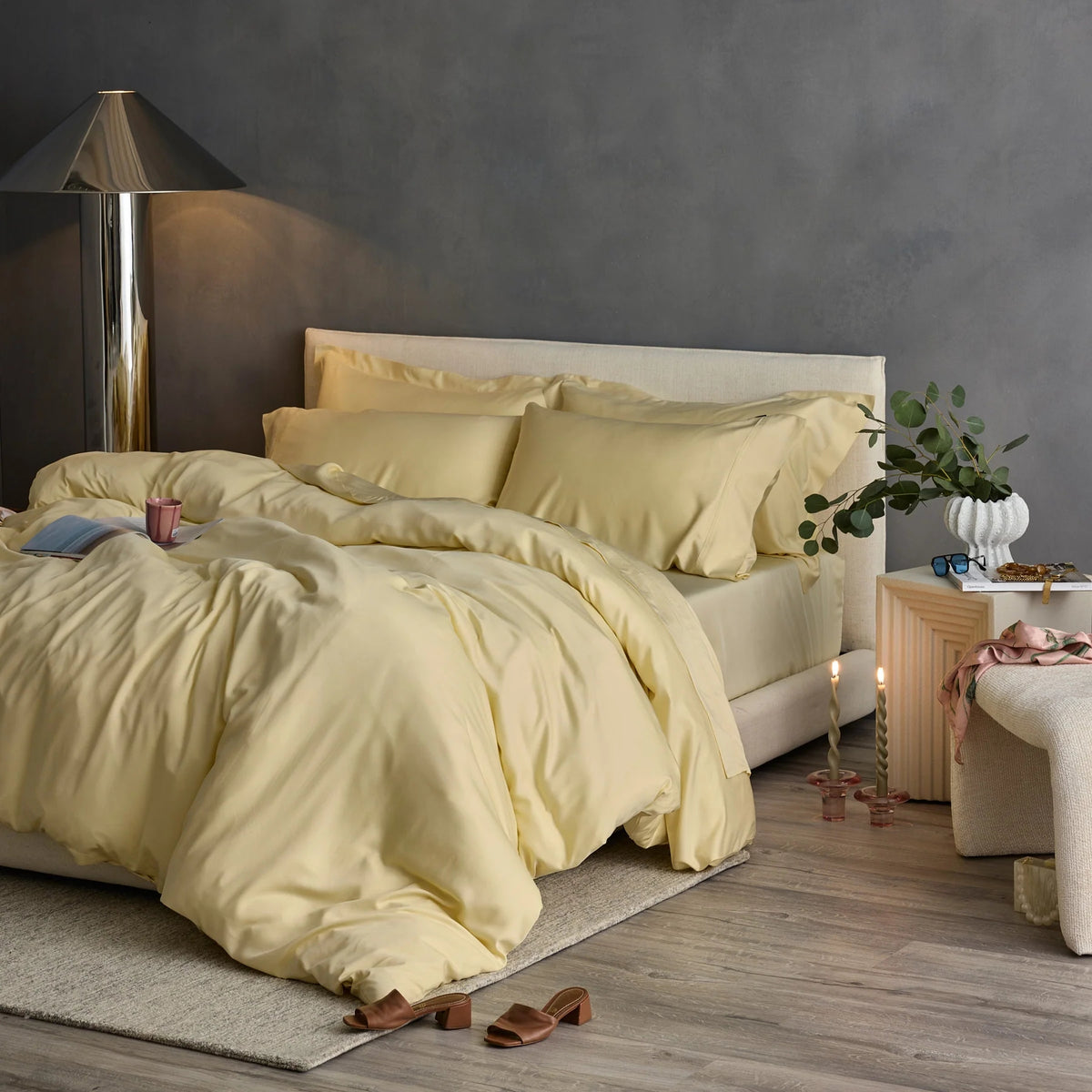 Iced Cooling Bamboo Bedding Set